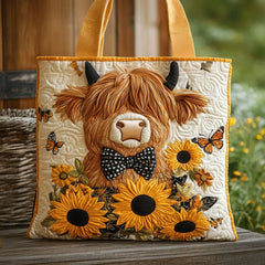 Mala Acolchoada com Design de Borboleta e Laço