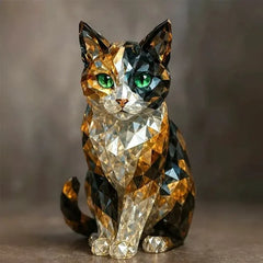 Gato de Cristal Elegante